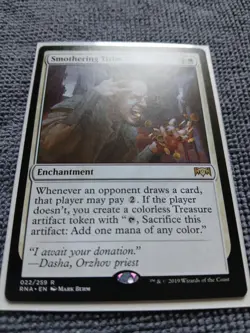 Magic: The Gathering Smothering Tithe Ravnica Allegiance Rare White Enchantment… - Image 2