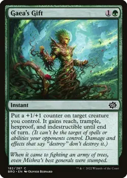 Gaea's Gift - The Brothers' War - Magic The Gathering - MTG - Image 1