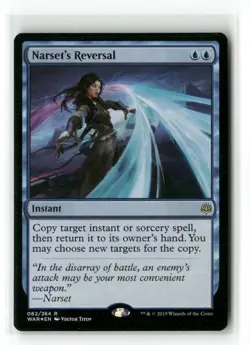 Narset's Reversal 62 Rare War of the Spark Magic: The Gathering Foil Near Mint - Image 1