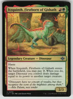 Itzquinth, Firstborn of Gishath Uncommon The Lost Caverns of Ixalan 230 MTG NM - Image 1
