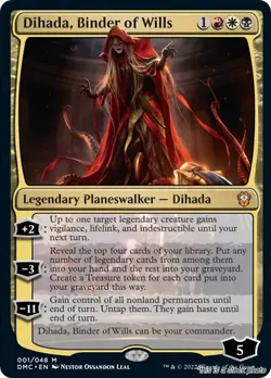 Dihada, Bnder of Wills [DMC - 1] - NM TCG MTG - Image 1