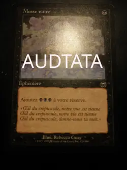 mtg magic Dark Ritual mercadian masques FRENCH vf fr messe noire de mercadia - Image 1