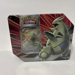 Pokemon TCG Tyranitar v Strikers Tin Sealed, 5 Booster Packs 820650809552 - Image 1