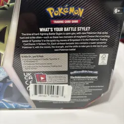 Pokemon TCG Tyranitar v Strikers Tin Sealed, 5 Booster Packs 820650809552 - Image 2