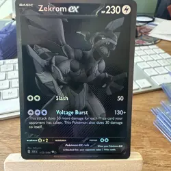 Pokemon Black Bolt Zekrom ex 172/086 NM - Image 1