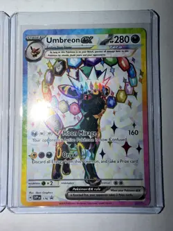 Pokemon TCG Umbreon Ex Espeon Ex Svp 175 176 Promo Pair NM Prismatic Evolution - Image 4