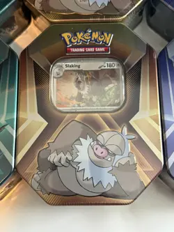 Pokemon TCG Triple Whammy Tyranitar, Darkrai, Slaking Tins (6x) SEALED 2 of each - Image 4