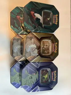 Pokemon TCG Triple Whammy Tyranitar, Darkrai, Slaking Tins (6x) SEALED 2 of each - Image 5