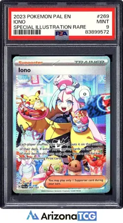 Pokemon 2023 Iono 269/193 SIR Paldea Evolved PSA 9 - Image 1