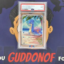 PSA 9 MINT 2025 Pokemon Destined Rivals MISTY'S LAPRAS #194 Illustration Rare - Image 1