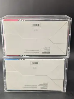 2x Pokemon Black Bolt White Flare Sealed Booster Bundle Display Case W/Acrylic - Image 2