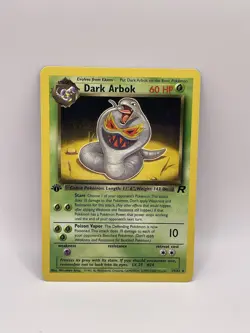 Pokemon TCG Dark Arbok 19/82 1st Edition Team Rocket Regular Unplayed LP - Image 1
