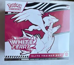 Pokemon TCG Scarlet Violet White Flare Elite Trainer Box (ETB) Sealed - Image 1