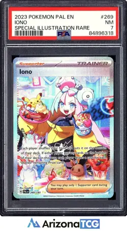 Pokemon 2023 Iono 269/193 SIR Paldea Evolved PSA 7 - Image 1
