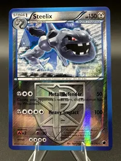 Steelix - 79/116 - Rare - Reverse Holo Pokemon Plasma Freeze Card LP- - Image 1
