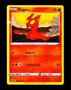 2022 Pokemon SLUGMA Lost Origin Set INK ERROR Non Holo MISPRINT Card 021/196 - Image 1