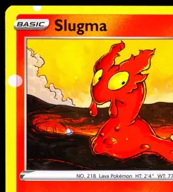 2022 Pokemon SLUGMA Lost Origin Set INK ERROR Non Holo MISPRINT Card 021/196 - Image 3
