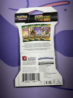 Pokemon TCG Evolving Skies Sealed Sleeved Booster Pack Duraludon Art - Image 2
