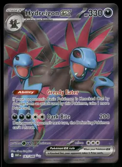 Hydreigon ex 161/086 Holo Ultra Rare White Flare Pokemon Holo Near Mint - Image 1