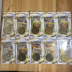 Pokemon Brilliant Stars Checklane Blister Pack - Eevee or Flapple - Lot of 10 - Image 1