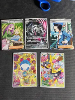 Pokemon TCG Ascended Hero’s Illustration Rares And Full Arts Lot Of 5 All NM - Image 1