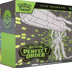Pokemon TCG Mega Evolution Perfect Order Elite Trainer Box ETB - Image 1
