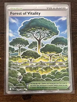 Pokemon Forest of Vitality 109/088 Perfect Order Full Art Trainer Card - Image 1