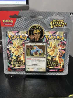 Pokemon TCG Ascended Heroes 2 Pack Pokemon blister Komala Promo - Image 1