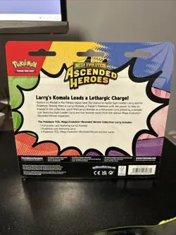 Pokemon TCG Ascended Heroes 2 Pack Pokemon blister Komala Promo - Image 2