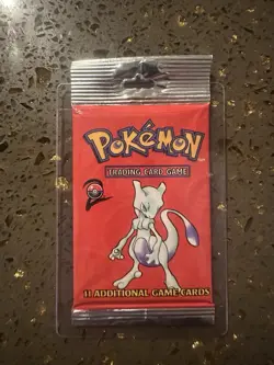 Pokemon Base Set 2 MEWTWO ART Booster Pack *HEAVY* [21.16g] - Image 2
