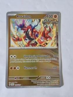 Koraidon 116/191 Uncommon Surging Sparks Pokemon Reverse Holo Near Mint - Image 1