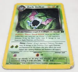 Pokemon Dark Golbat (7/82) Team Rocket DMG HOLO - Image 4