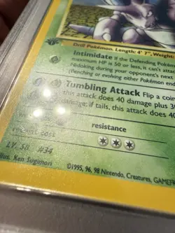 2000 POKEMON GYM CHALLENGE HOLO-1ST ED #7 GIOVANNI'S NIDOKING PSA 9 - Image 3