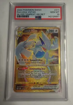 Lugia VSTAR - Silver Tempest - 211/195 Secret Rare - PSA 10 - Pokemon - Image 1