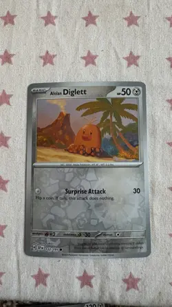 Alolan Diglett 122/191 Surging Sparks Reverse Holo Pokemon TCG Card - Image 1