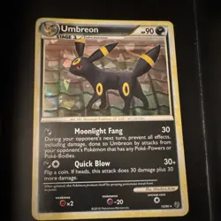Pokemon TCG Umbreon 010/090 Cracked Ice Holo Stage 1 90 HP 2010 - Image 1