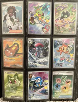 Pokemon TCG Collection Lot + Binder - 360 Total Cards NM/Mint Full Art EX Promos - Image 1