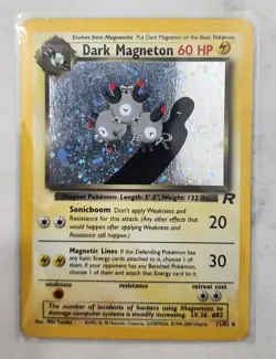 Dark Magneton 11/82 Holo Team Rocket - Pokemon Card - Mp/HP - Image 1