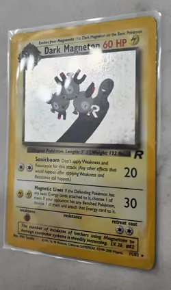 Dark Magneton 11/82 Holo Team Rocket - Pokemon Card - Mp/HP - Image 2