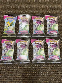 Pokemon TCG: Sword and Shield Fusion Strike x1 Sleeved Booster Pack Sealed 🔥 - Image 1