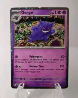 Pokemon Gengar 094/165 SV: Scarlet & Violet 151 Rare Holo English 130 HP - Image 1
