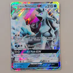 Pokemon Alolan Ninetales GX 22/145 SM-Guardians Rising Ultra Rare Holo Card - Image 1
