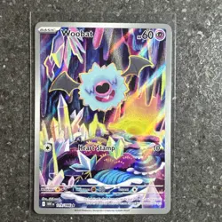 Woobat 119/086 Illustration Rare - White Flare English - Pokemon TCG - Image 1