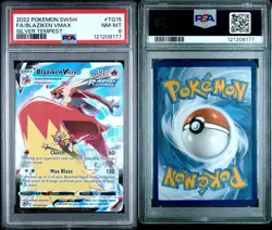 2022 Pokemon SWSH Blaziken VMAX TG15/TG30 Silver Tempest PSA 8 - Image 3