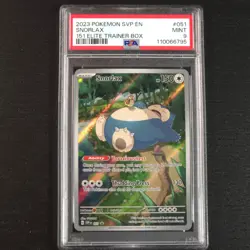 PSA 9 Snorlax 051 Promo SV: Scarlet & Violet 151 Mint Pokemon TCG - Image 1