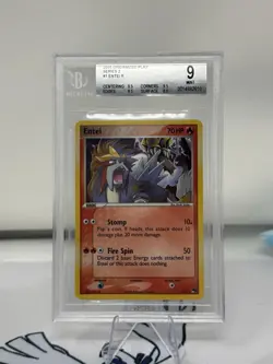 Pokemon Tcg Entei POP Series 2 Holo #1 BGS 9 - Image 1