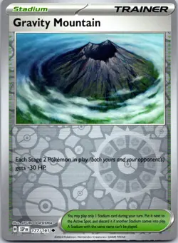 Gravity Mountain 177/191 Uncommon Surging Sparks Pokemon Reverse Holo Near Mint - Image 1