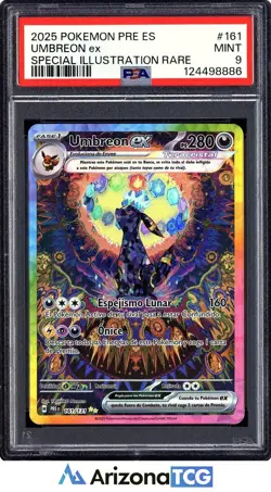 Pokemon 2025 Umbreon ex 161/131 SIR Prismatic Evolutions Spanish PSA 9 - Image 1