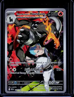 Team Rocket's Houndoom #191/182 SV10: Destined Rivals Pokemon - Image 1