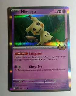 Mimikyu 097/193 HOLO Trick or Trade Halloween Pokemon Card - Image 3